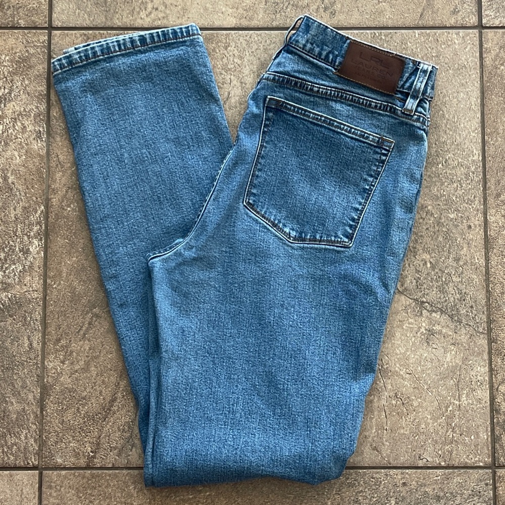 LRL RALPH LAUREN JEANS Classic Straight Blue Denim SIZE 4